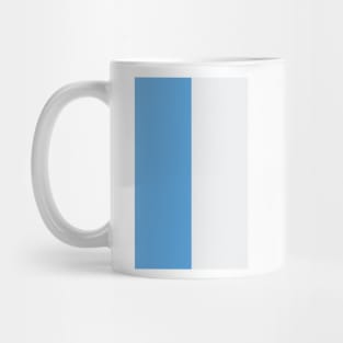 Manchester City Sky Blue and White Half design Mug